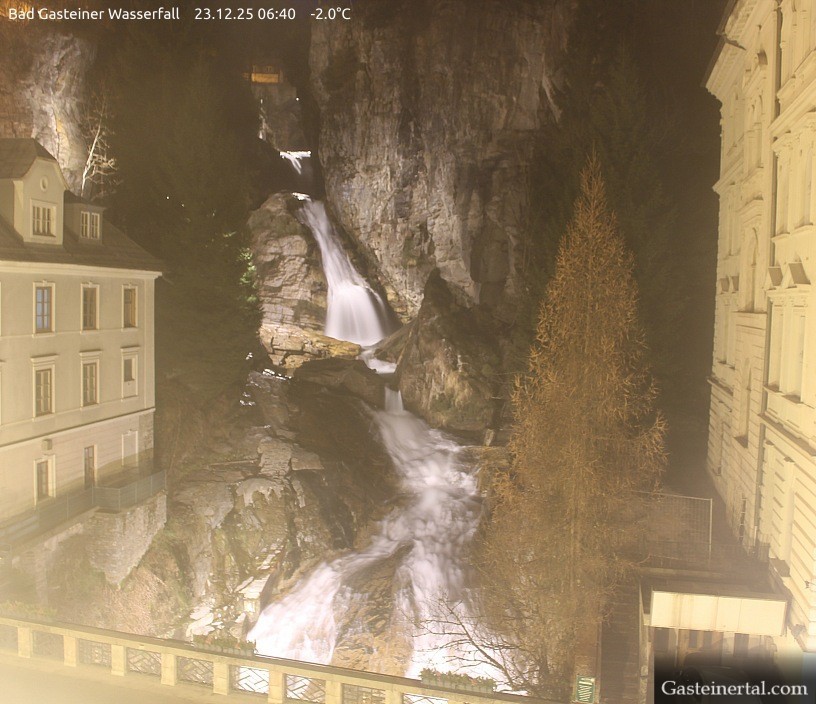 Archiv Foto Webcam Wasserfall in Bad Gastein