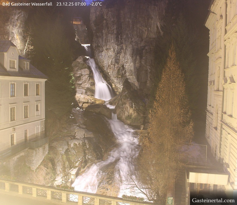 Archiv Foto Webcam Wasserfall in Bad Gastein