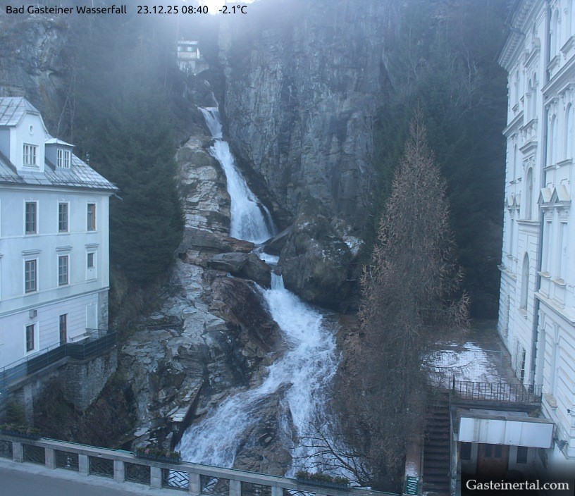 Archiv Foto Webcam Wasserfall in Bad Gastein