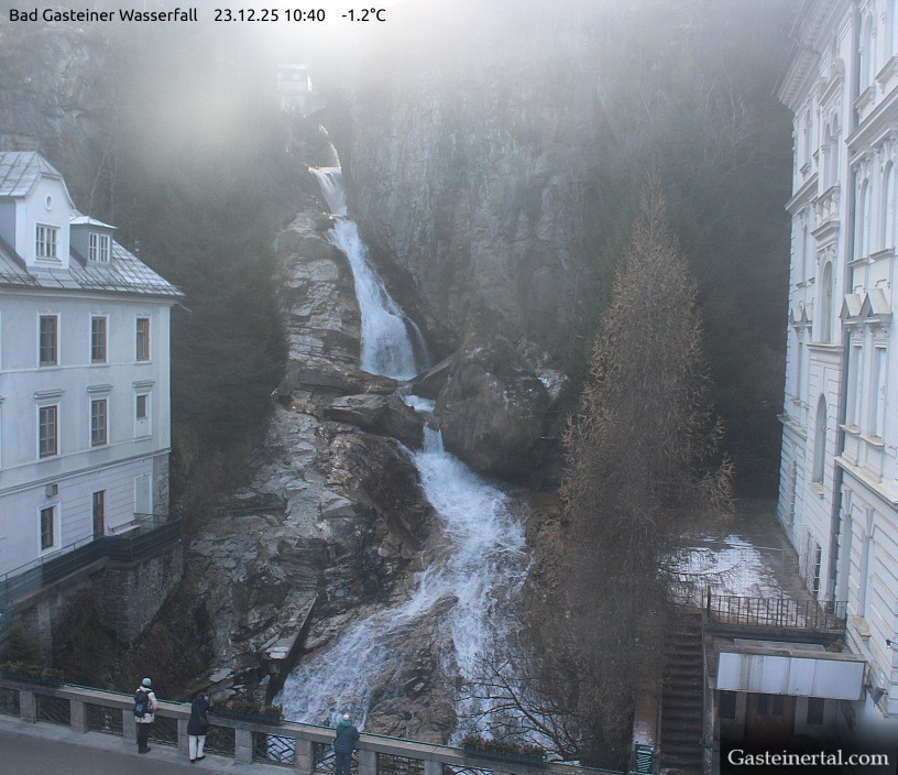 Archiv Foto Webcam Wasserfall in Bad Gastein
