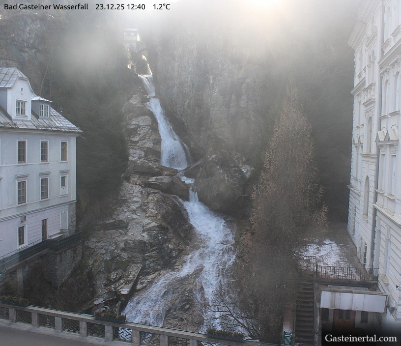Archiv Foto Webcam Wasserfall in Bad Gastein