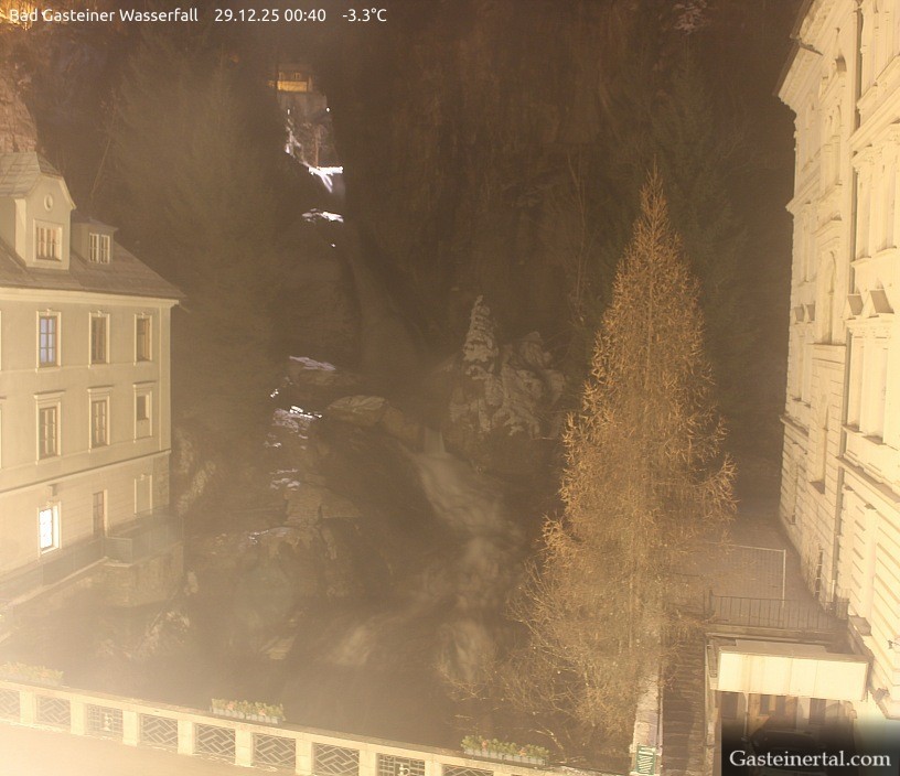 Archiv Foto Webcam Wasserfall in Bad Gastein