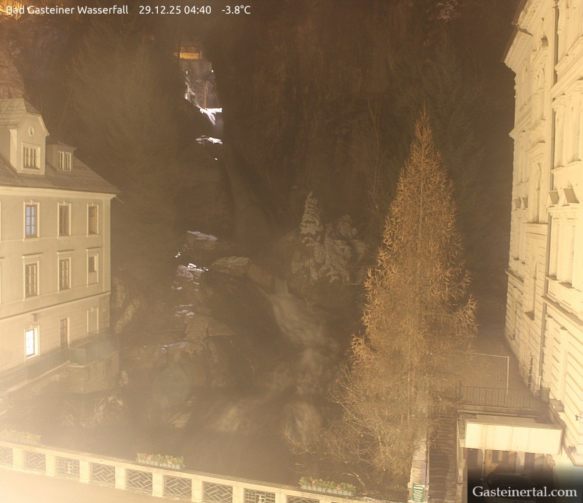 Archiv Foto Webcam Wasserfall in Bad Gastein