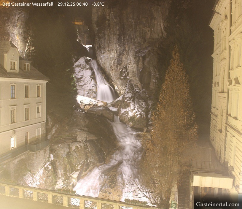 Archiv Foto Webcam Wasserfall in Bad Gastein