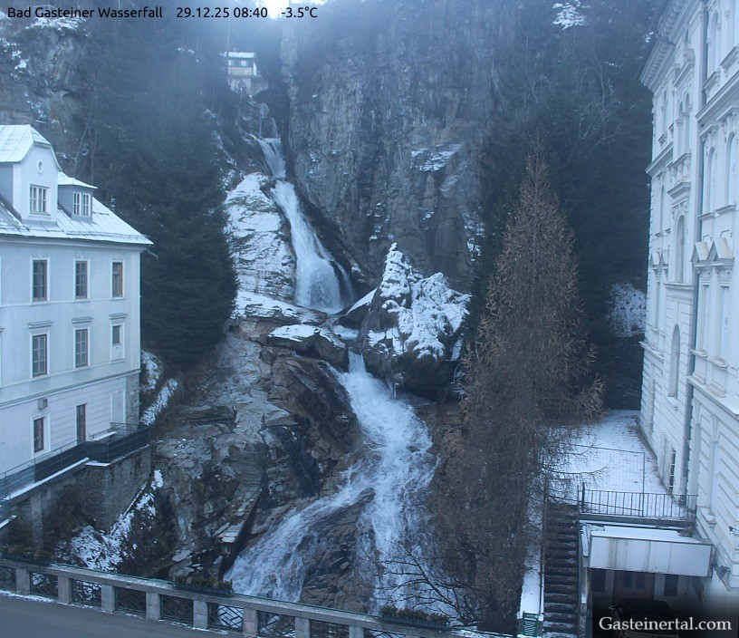 Archiv Foto Webcam Wasserfall in Bad Gastein