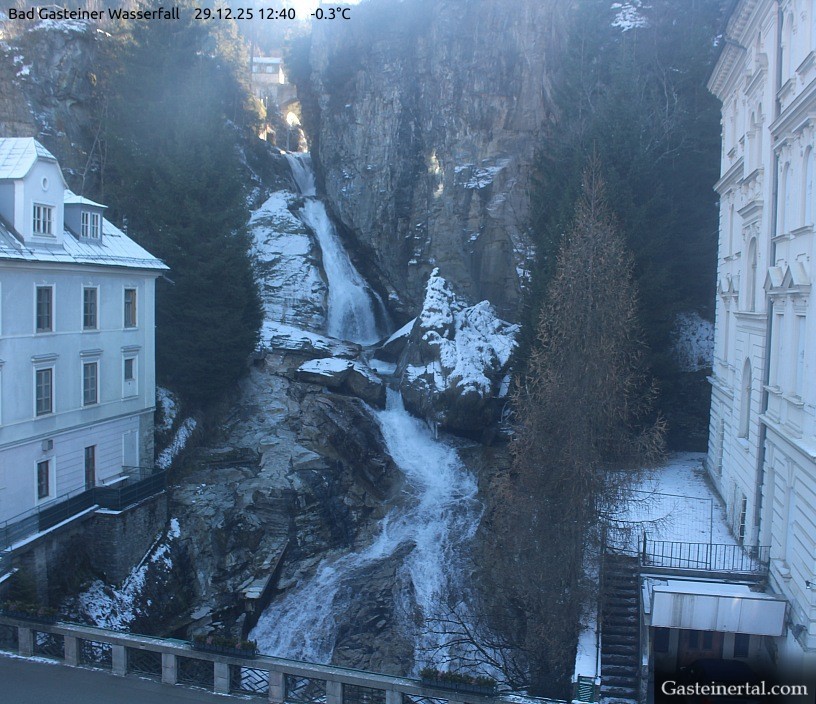 Archiv Foto Webcam Wasserfall in Bad Gastein