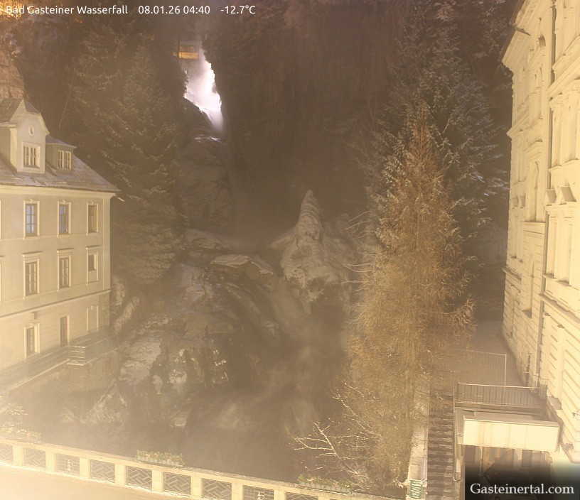 Archived image Webcam Waterfall in Bad Gastein