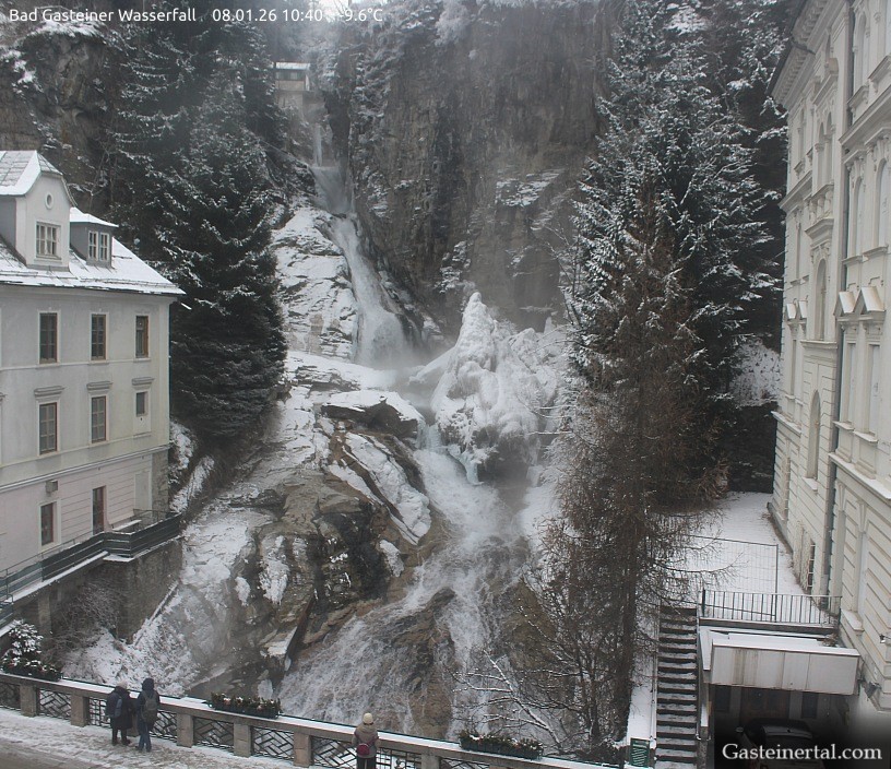 Archived image Webcam Waterfall in Bad Gastein