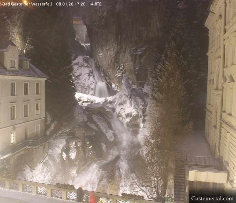 Archived image Webcam Waterfall in Bad Gastein