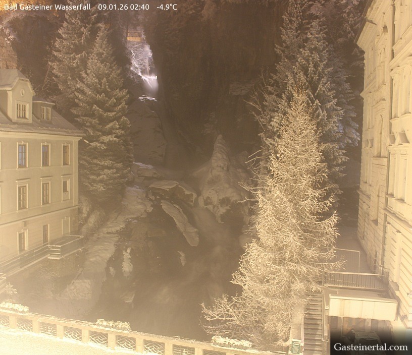 Archiv Foto Webcam Wasserfall in Bad Gastein