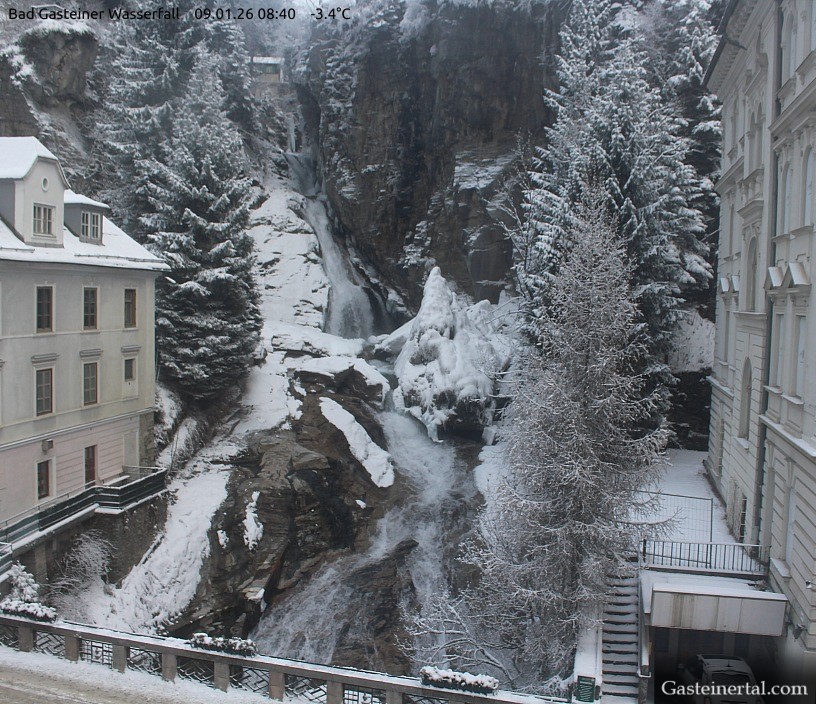 Archiv Foto Webcam Wasserfall in Bad Gastein