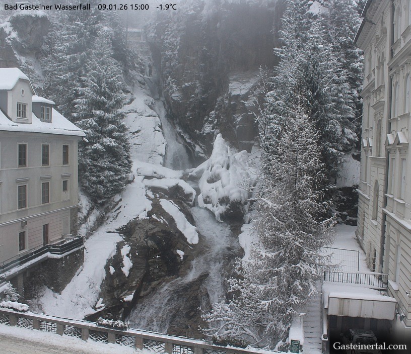 Archiv Foto Webcam Wasserfall in Bad Gastein