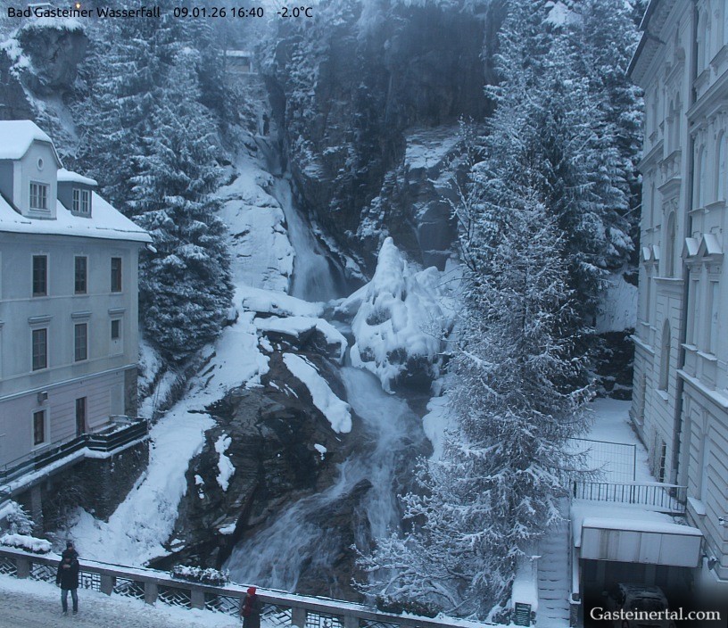 Archiv Foto Webcam Wasserfall in Bad Gastein