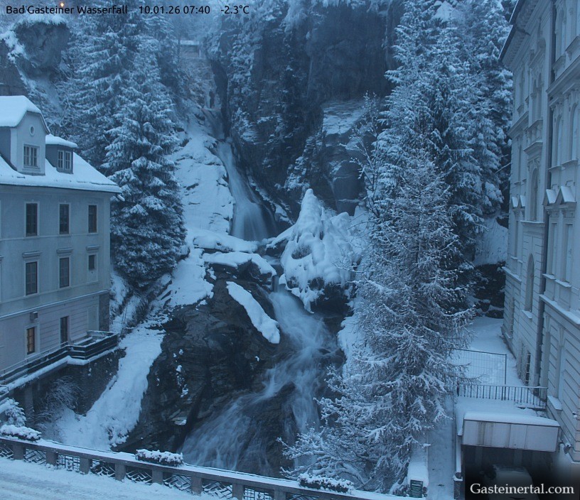 Archiv Foto Webcam Wasserfall in Bad Gastein