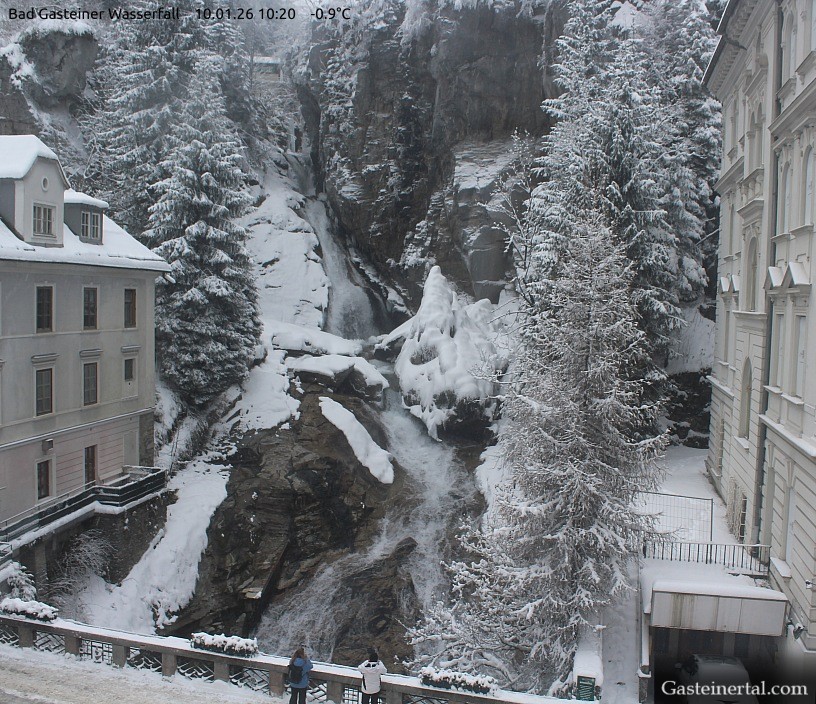 Archiv Foto Webcam Wasserfall in Bad Gastein