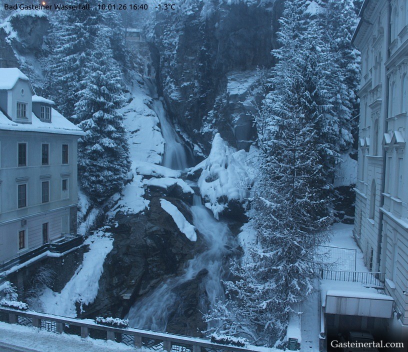 Archiv Foto Webcam Wasserfall in Bad Gastein