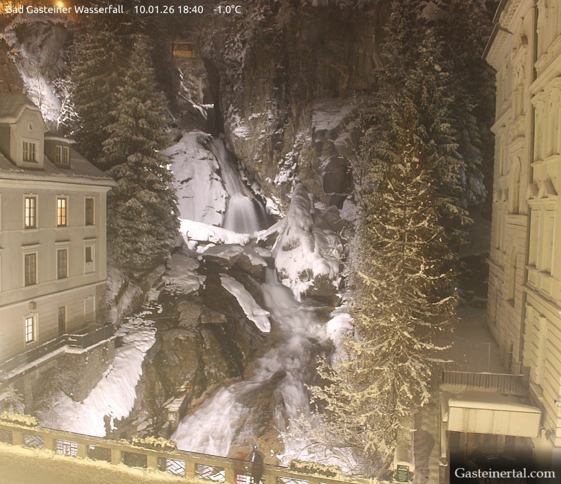 Archiv Foto Webcam Wasserfall in Bad Gastein