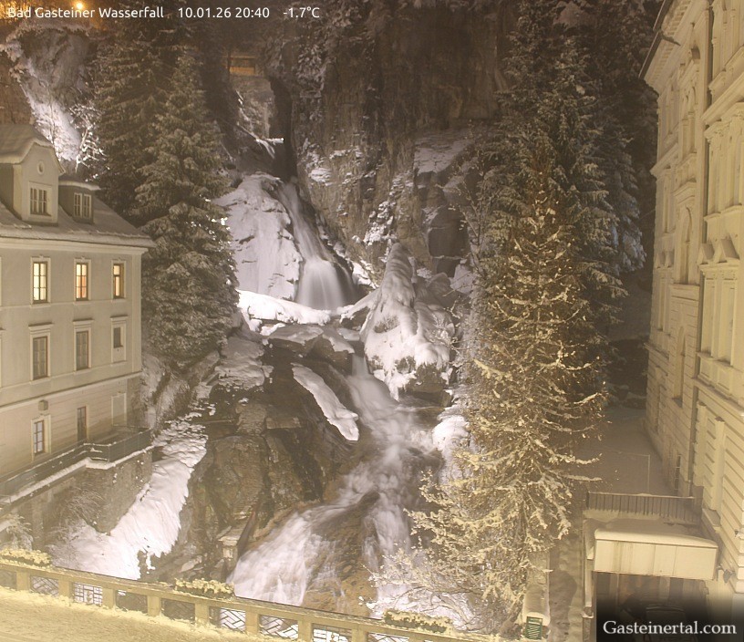 Archiv Foto Webcam Wasserfall in Bad Gastein