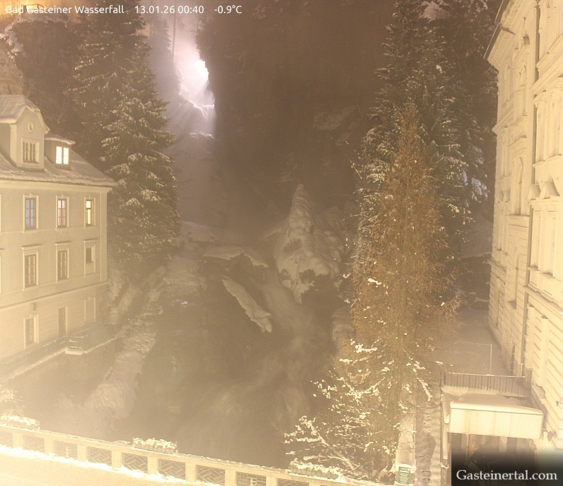 Archiv Foto Webcam Wasserfall in Bad Gastein