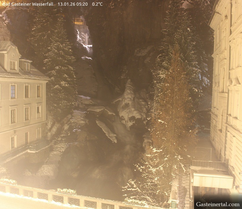 Archiv Foto Webcam Wasserfall in Bad Gastein