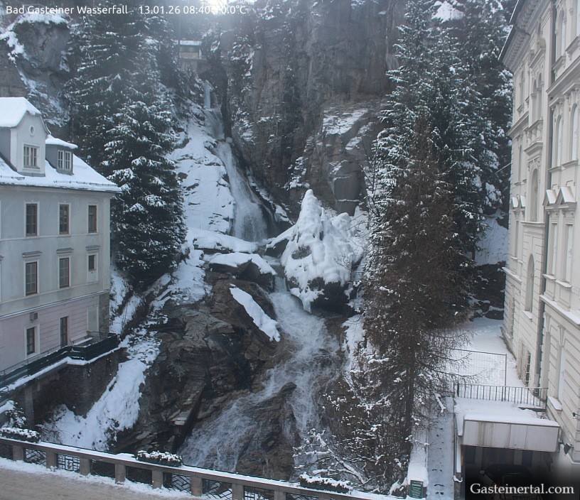 Archiv Foto Webcam Wasserfall in Bad Gastein