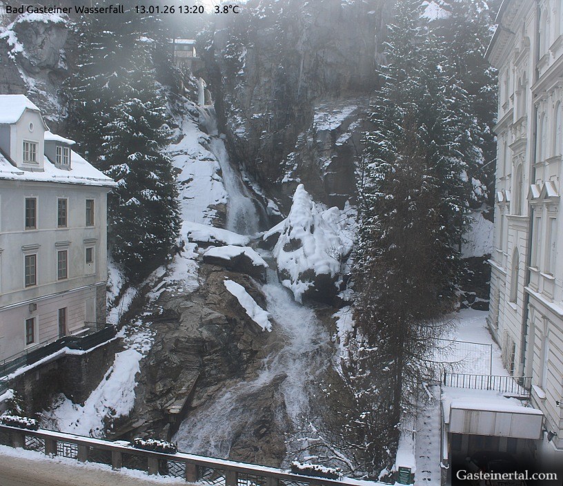 Archiv Foto Webcam Wasserfall in Bad Gastein