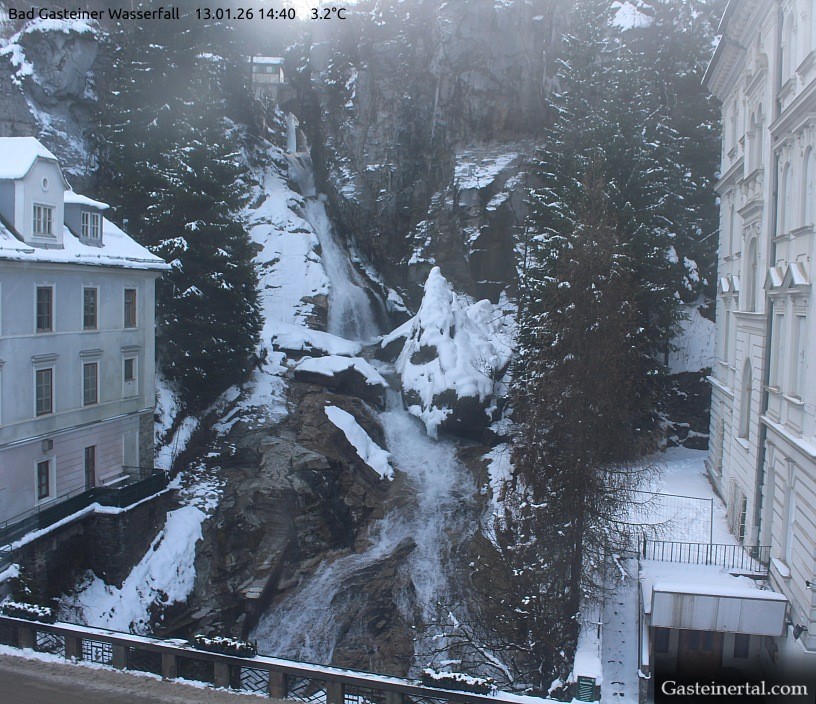 Archiv Foto Webcam Wasserfall in Bad Gastein