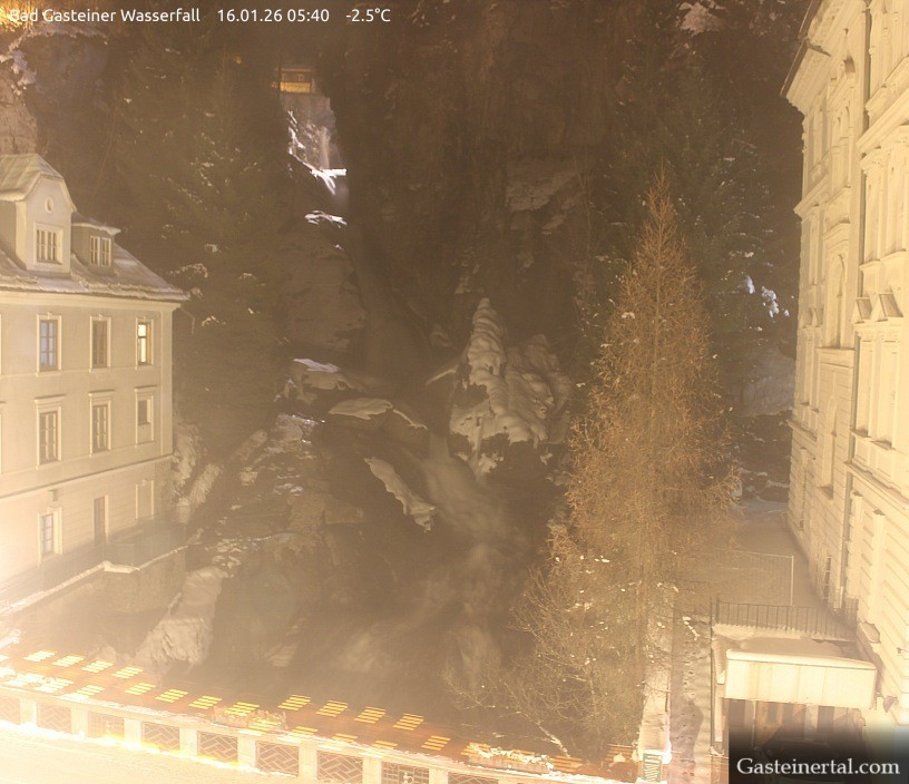 Archiv Foto Webcam Wasserfall in Bad Gastein