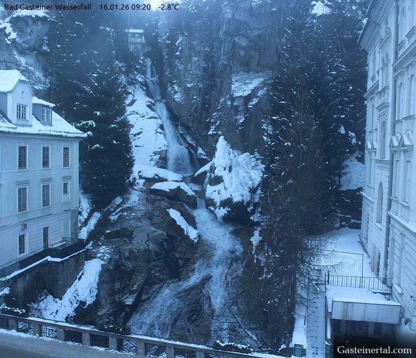 Archiv Foto Webcam Wasserfall in Bad Gastein