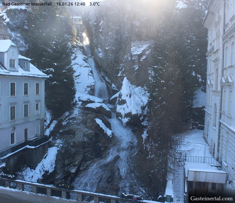 Archiv Foto Webcam Wasserfall in Bad Gastein
