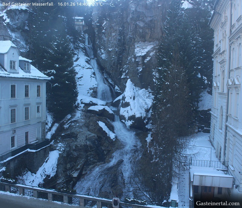 Archiv Foto Webcam Wasserfall in Bad Gastein