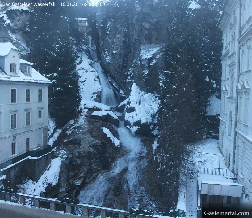 Archiv Foto Webcam Wasserfall in Bad Gastein