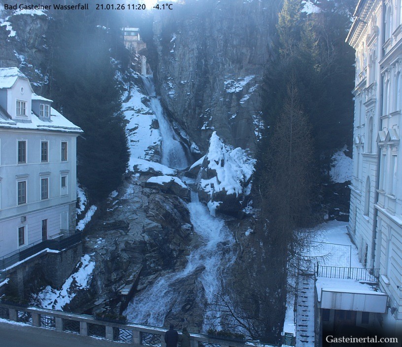 Archiv Foto Webcam Wasserfall in Bad Gastein