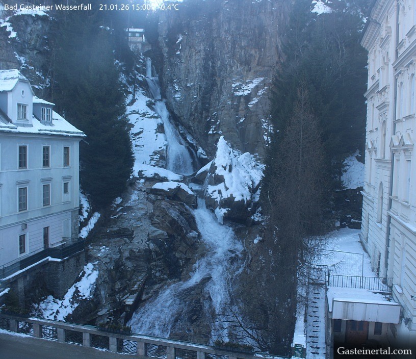 Archiv Foto Webcam Wasserfall in Bad Gastein