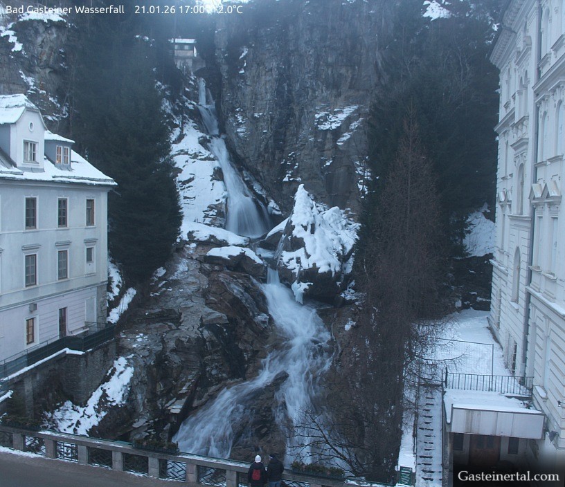 Archiv Foto Webcam Wasserfall in Bad Gastein