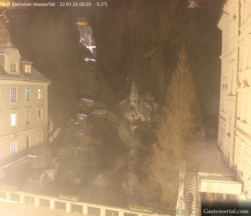 Archiv Foto Webcam Wasserfall in Bad Gastein