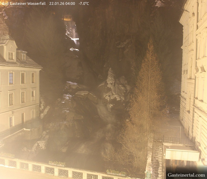 Archiv Foto Webcam Wasserfall in Bad Gastein