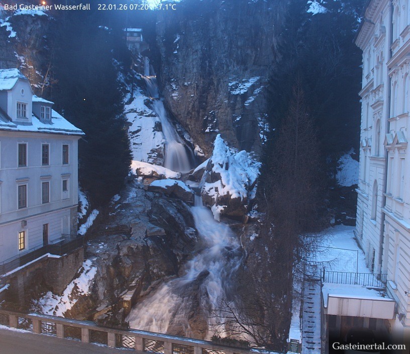 Archiv Foto Webcam Wasserfall in Bad Gastein