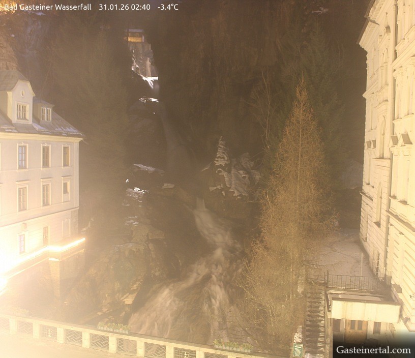 Archiv Foto Webcam Wasserfall in Bad Gastein