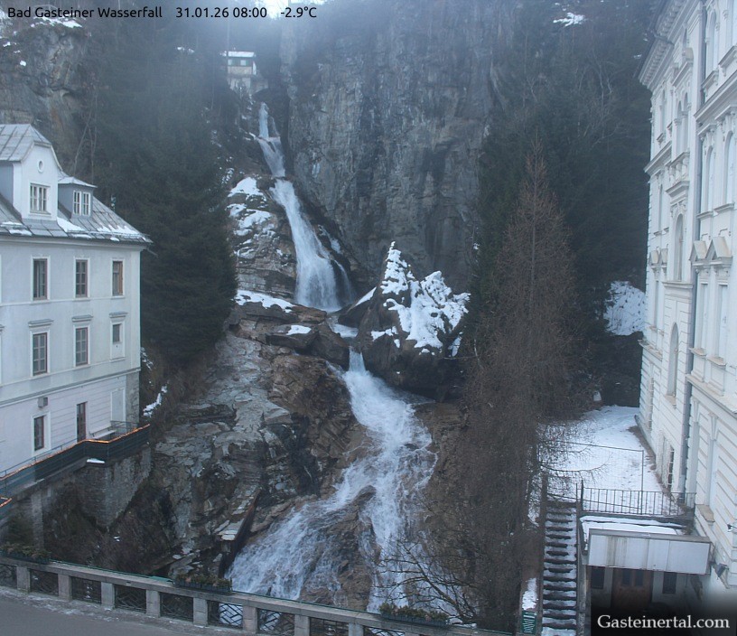 Archiv Foto Webcam Wasserfall in Bad Gastein