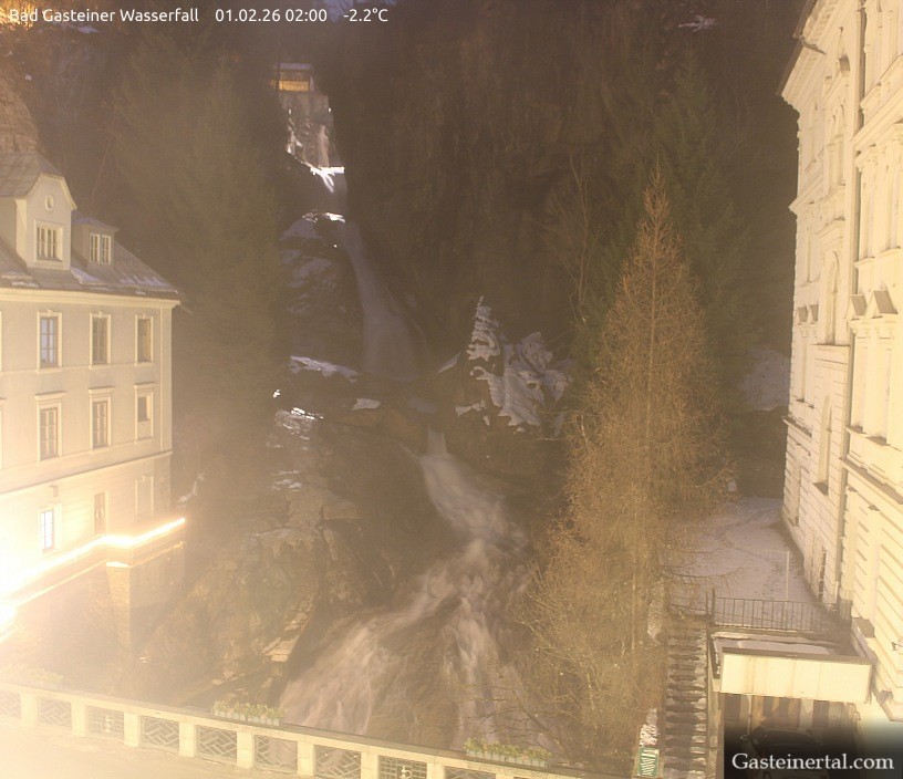 Archiv Foto Webcam Wasserfall in Bad Gastein