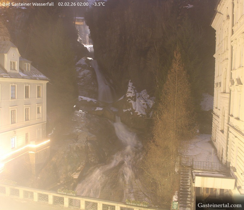 Archiv Foto Webcam Wasserfall in Bad Gastein