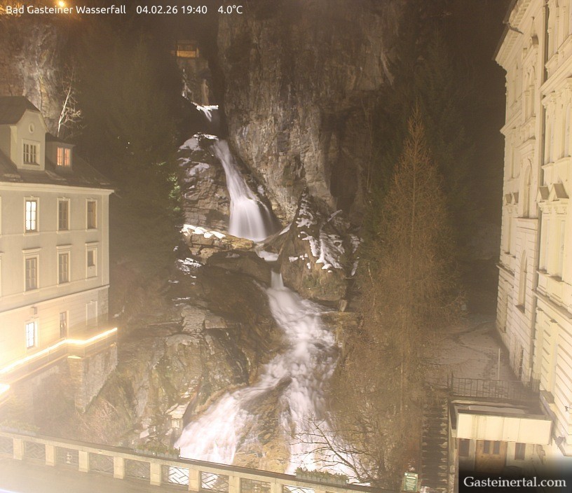 Archiv Foto Webcam Wasserfall in Bad Gastein