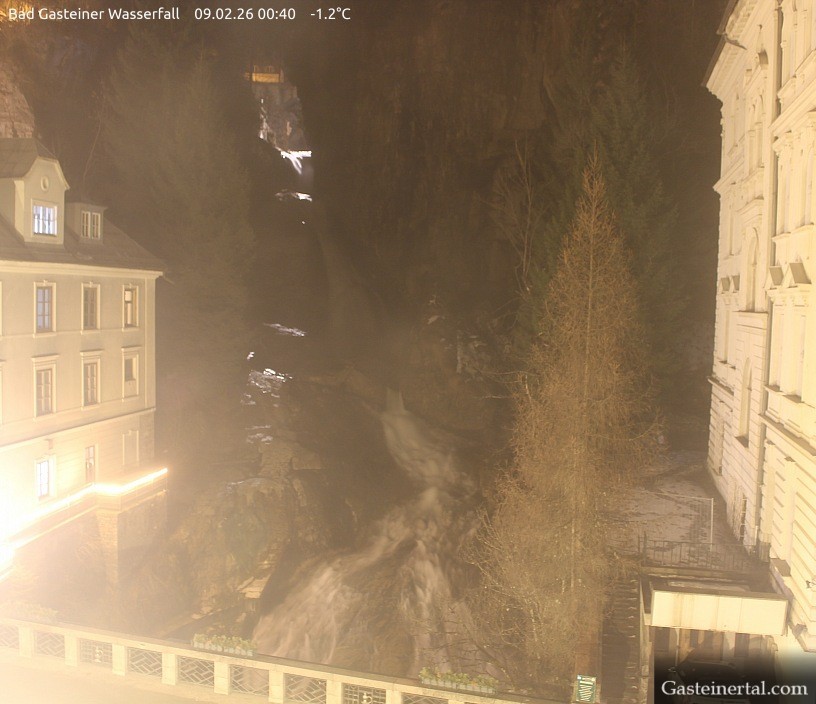 Archiv Foto Webcam Wasserfall in Bad Gastein