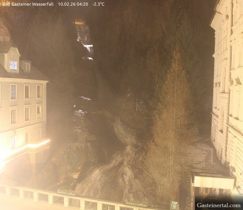 Archiv Foto Webcam Wasserfall in Bad Gastein