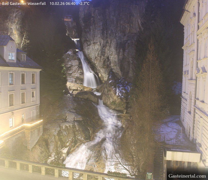 Archiv Foto Webcam Wasserfall in Bad Gastein