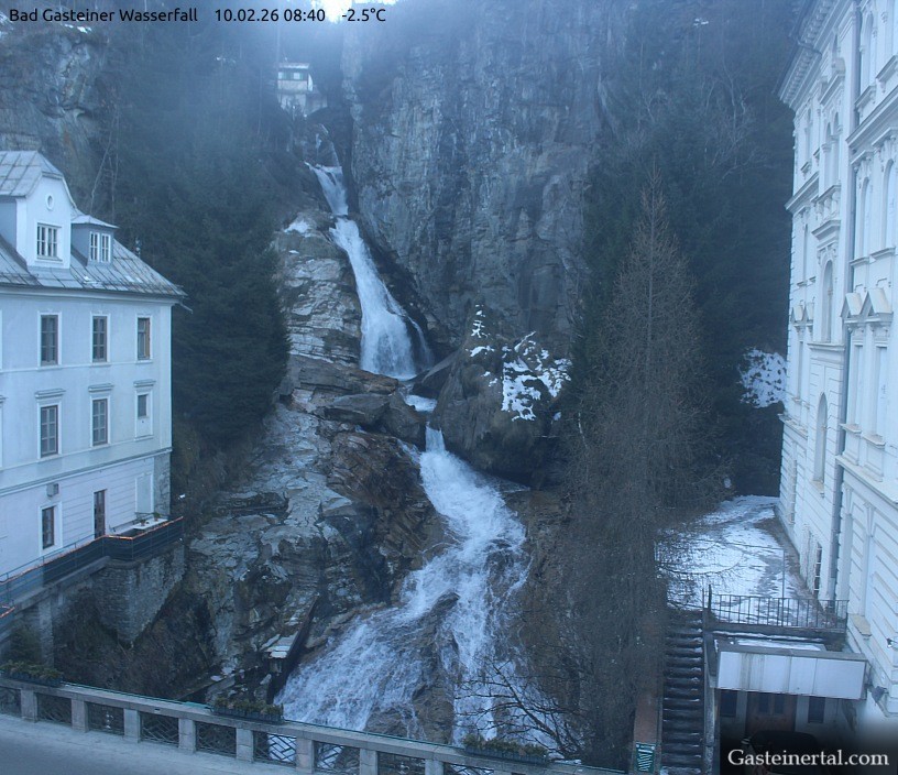 Archiv Foto Webcam Wasserfall in Bad Gastein