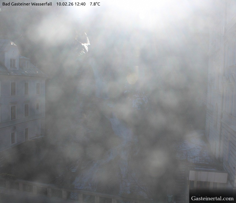Archiv Foto Webcam Wasserfall in Bad Gastein