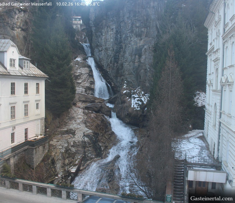 Archiv Foto Webcam Wasserfall in Bad Gastein