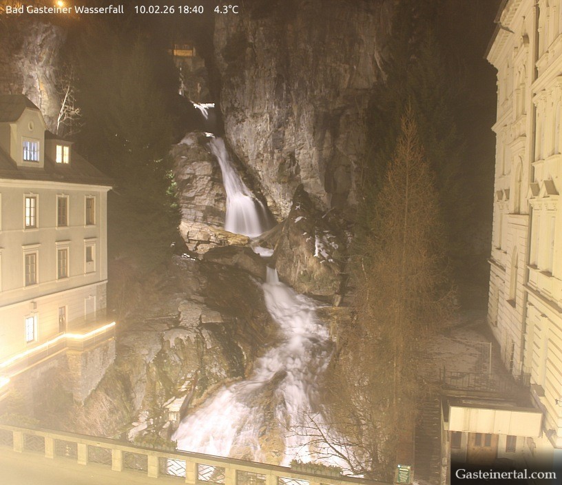 Archiv Foto Webcam Wasserfall in Bad Gastein